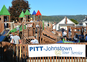Since 2014, Real World Action Program participants have invested more than 3,000 volunteer hours resurrecting a playground in Moxham, a neighborhood in Johnstown. 
