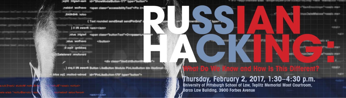 The institute will host its first event "Russian Hacking: What Do We Know and How is This Different?" For more information and to RSVP for the Feb. 2 event, visit https://cyber.pitt.edu