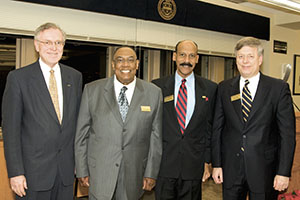David E. Epperson, second from left