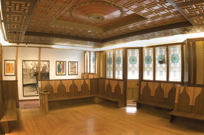 The room, designed to represent the main room in a traditional Turkish house with seating along the walls, is the newest addition to Pitt’s 27 existing Nationality Rooms, all but two of which serve as functioning classrooms for Pitt students. Planning for the room began in 2001. 