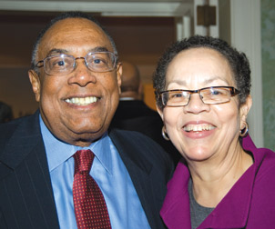Pitt alumnus David E. Epperson, dean of Pitt’s School of Social Work from 1972 to 2001, with his wife, Cecelia Trower Epperson, also a Pitt alumnus.