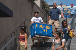 The Aug. 25-26 moving-in days kept freshman students, their parents, and volunteers more than busy.