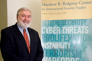 Phil Williams contends that violent nonstate actors—terrorists, insurgents, pirates, warlords, and drug traffickers, among other armed groups—are one of the world’s fastest-emerging threats. Williams is the Wesley W. Posvar Chair in International Security Studies and director of the Matthew B. Ridgway Center for International Security Studies, both within Pitt’s Graduate School of Public and International Affairs. In defining the future academic challenges of the Ridgway Center, Williams told an audience during his inaugural lecture that “The rise of violent, nonstate actors is one of many developments that have made the security agenda in the 21st century both more crowded and more complex.”
