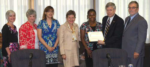 winners of the 2012 chancellor's affirmative action award