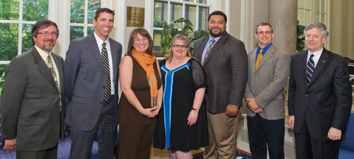winners of the 2012 chancellor's staff awards