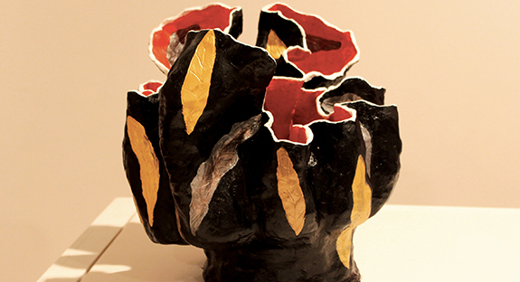  Exposure: Black Voices in the Arts—a free student-curated exhibition that celebrates the work of regional Black artists—continues through Dec. 11 at the University Art Gallery in the Frick Fine Arts Building. Gallery hours are Monday through Friday, 10 a.m. to 4 p.m. Pictured is an earthen clay piece titled “Mother” by Braddock sculptor Altha Pittrell. 