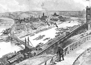 The City of Pittsburgh circa 1892