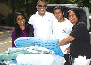 Moving carts were everywhere on campus during the Aug. 19-23 Arrival Survival as Pitt freshmen moved into their residence halls.