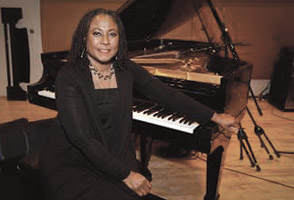 Geri Allen at the piano