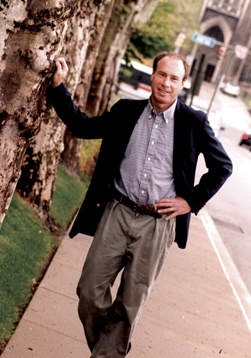 Andrew Schwartz (above), professor of neurobiology, and Michael L. Boninger, professor and chair of physical medicine and rehabilitation, are working with spinal cord injury patients to test a multifunctional prosthetic limb that is mounted on a wheelchair. The prostheses will be controlled by the patients’ brains through implanted electrodes connected to a computer.