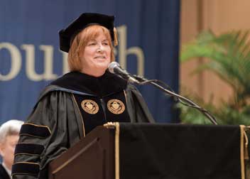 The University of Pittsburgh held its 35th annual Honors Convocation on Feb. 25 in Carnegie Music Hall, Oakland. 1. Pitt Provost and Senior Vice Chancellor Patricia E. Beeson was the event’s keynote speaker. 