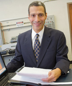 Greg-Reed-Oct Gregory Reed, a professor of electric power engineering in the Swanson School’s Department of Electrical and Computer Engineering, is researching how to reduce instability in the nation’s electrical power grid, including methods to better implement advanced AC and DC power electronics control systems and to effectively integrate renewable energy resources into that grid. Reed, an associate director of Pitt’s Center for Energy, has extensive industry and academic experience in the electric power and energy arena.