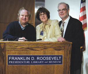 John-and-Susan-Harvith From left: Carl Kurlander, Susan Edwards Harvith, and John Harvith