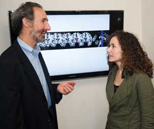 Daniel S. Shaw, a professor and chair of psychology in the School of Arts and Sciences, and Erika Forbes, assistant professor of psychiatry in the Pitt School of Medicine, are collaborating on a project funded by the National Institute on Drug Abuse. Together with a Duke University researcher, Ahmad Hariri, the trio is studying the effects of genetics and early environment on brain function, and relations between brain function and patterns of early adult substance use.  