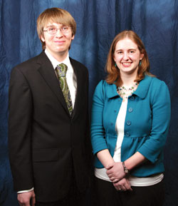 Andrew Savinov and Elizabeth Oczypok