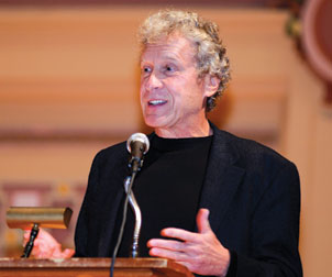 john-perkins-#1 John Perkins, a New York Times best-selling author, spoke Oct. 14 at Soldiers & Sailors Auditorium. He discussed corporate responsibility, ethics in the public and private sector, and sustainable environmental practices. Perkins is the author of Confessions of an Economic Hit Man (Penguin Group, 2006), The Secret History of the American Empire (Penguin Group, 2008), and Hoodwinked (Random House, 2009). He has held a variety of positions, including chief economist for a major international consulting firm, CEO of an alternative energy company, and adviser to Fortune 500 corporations and the World Bank. Perkins donates all proceeds from his speaking engagements to his nonprofit work, which includes environmental sustainability efforts and human rights initiatives in the Amazon rainforest region.