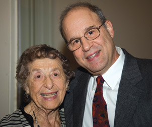 Kenneth Love with his mother, Charlotte Love.