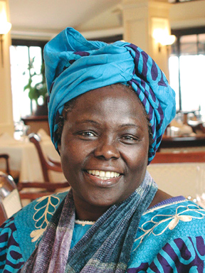 2004 Nobel Peace Prize recipient Wangari Muta Maathai